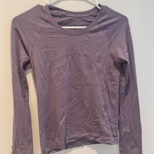 lululemon athletica Purple Long Sleeve Top